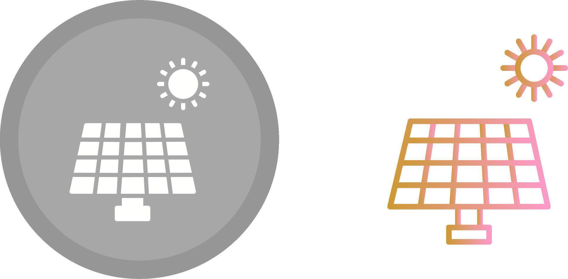 Solar Panel Icon vector
