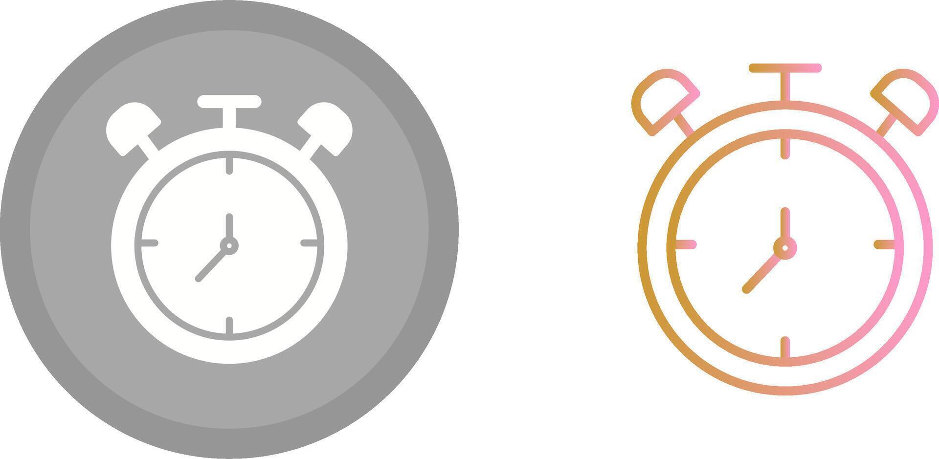 Large Clock Icon vector