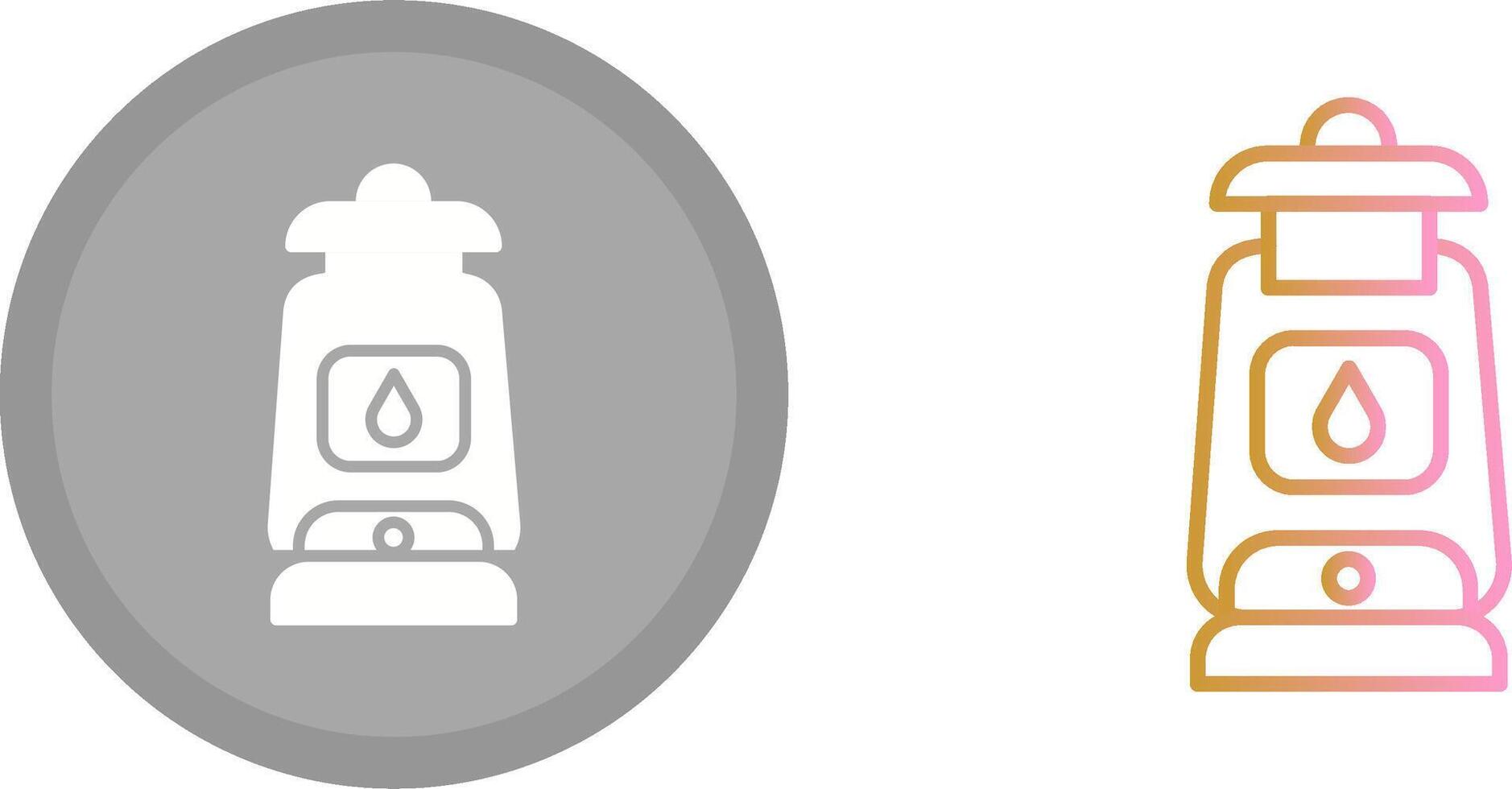 Oil Lamp Icon vector