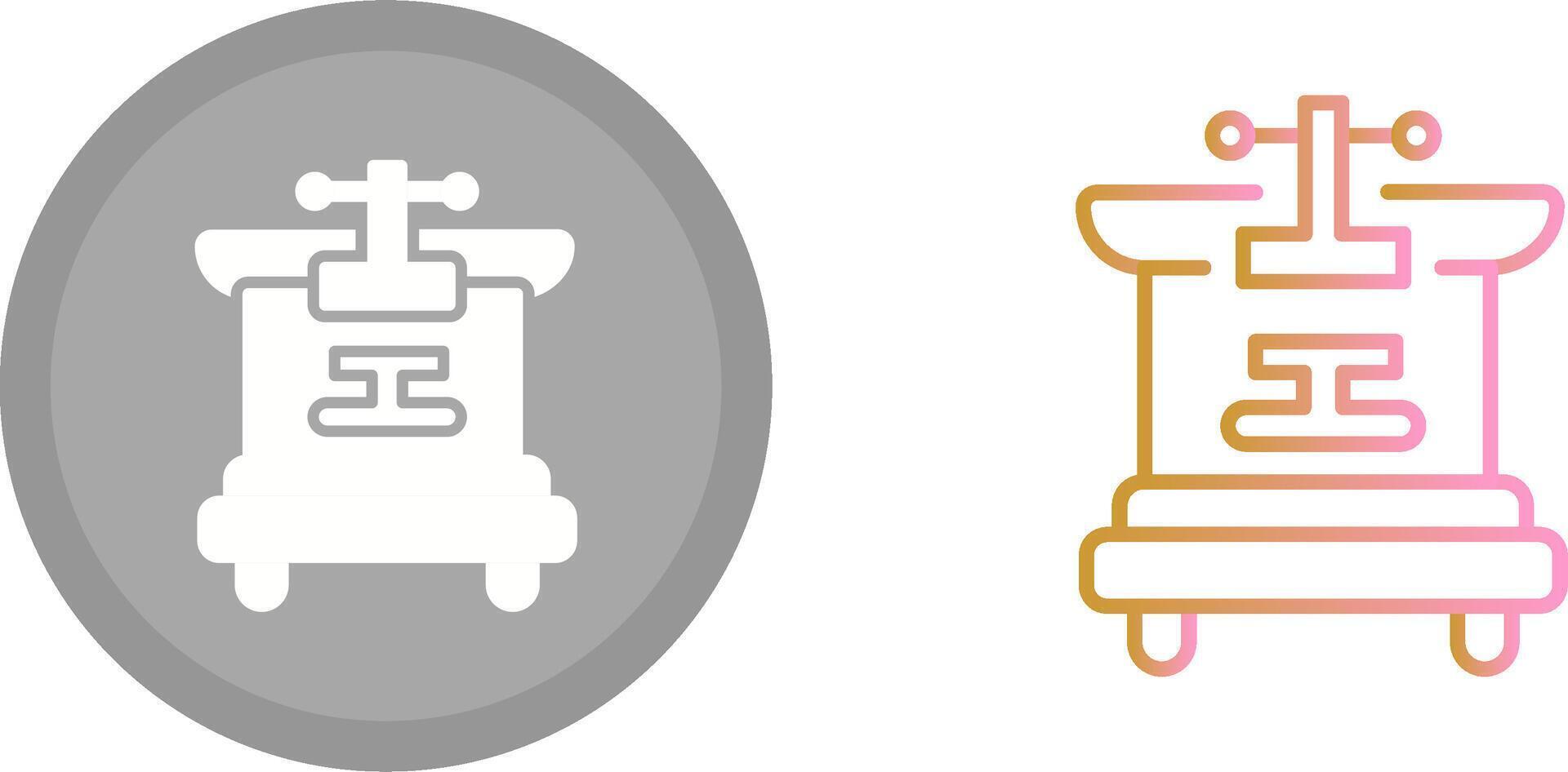 Machine Press Icon vector