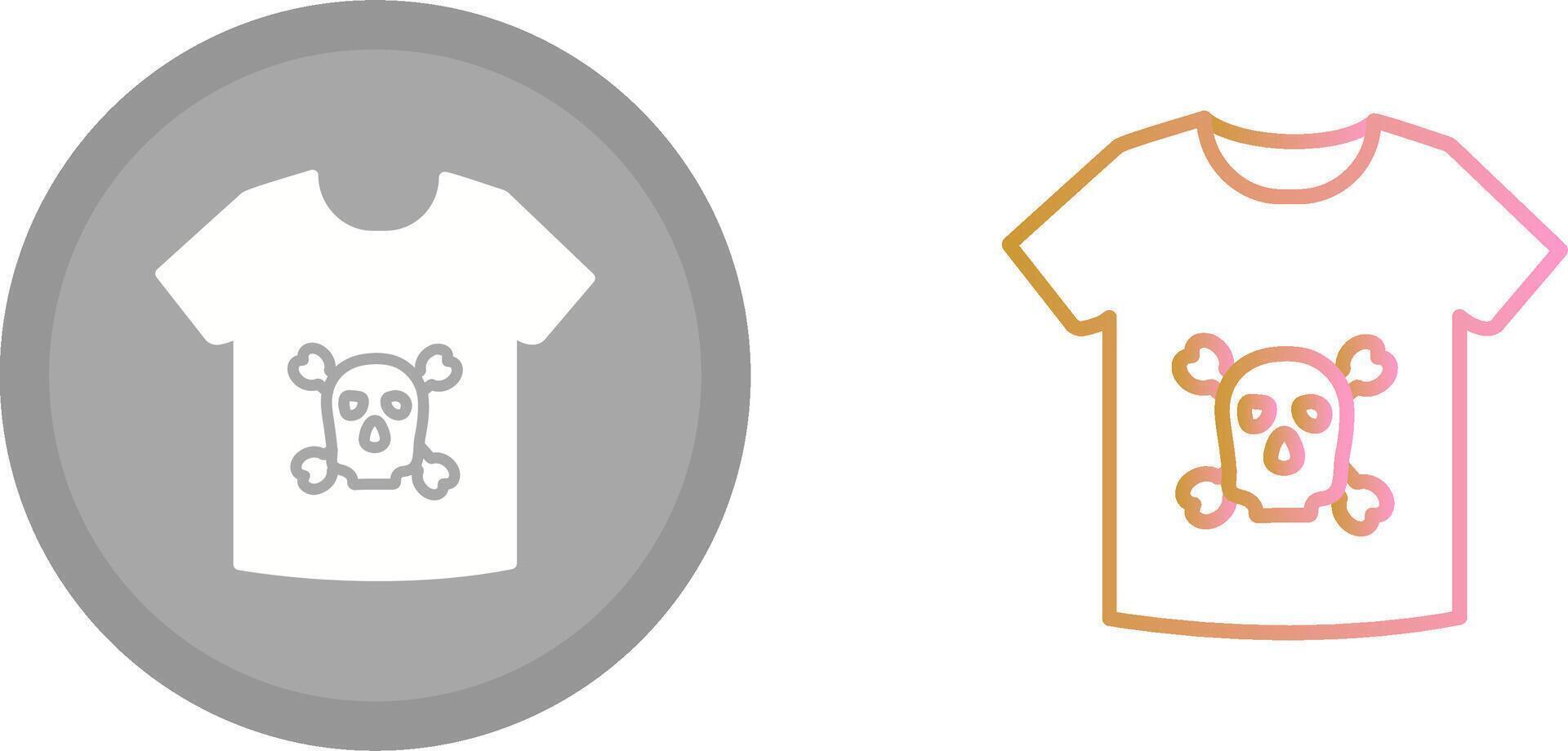 Pirate Shirt Icon vector