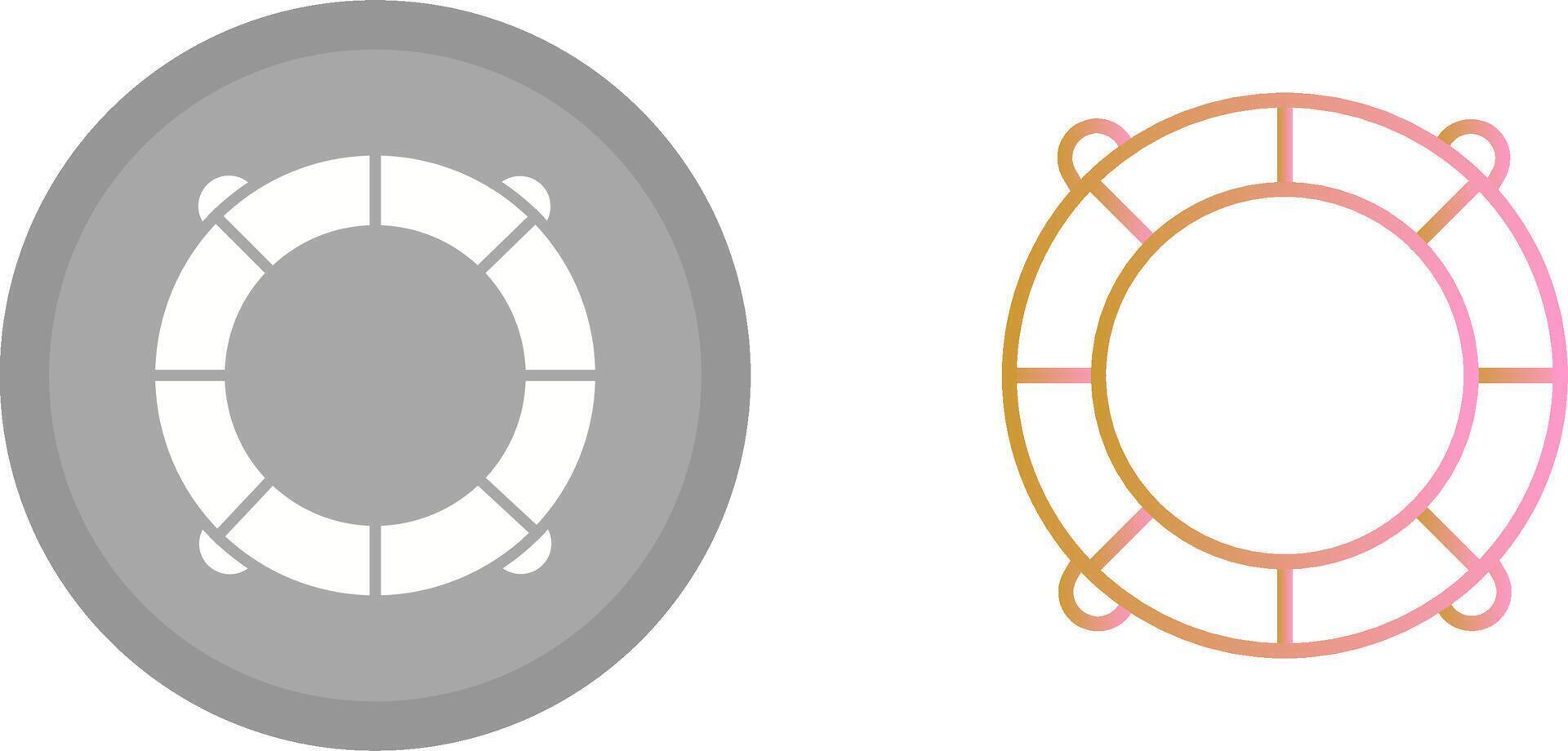 Life Saving Tube Icon vector