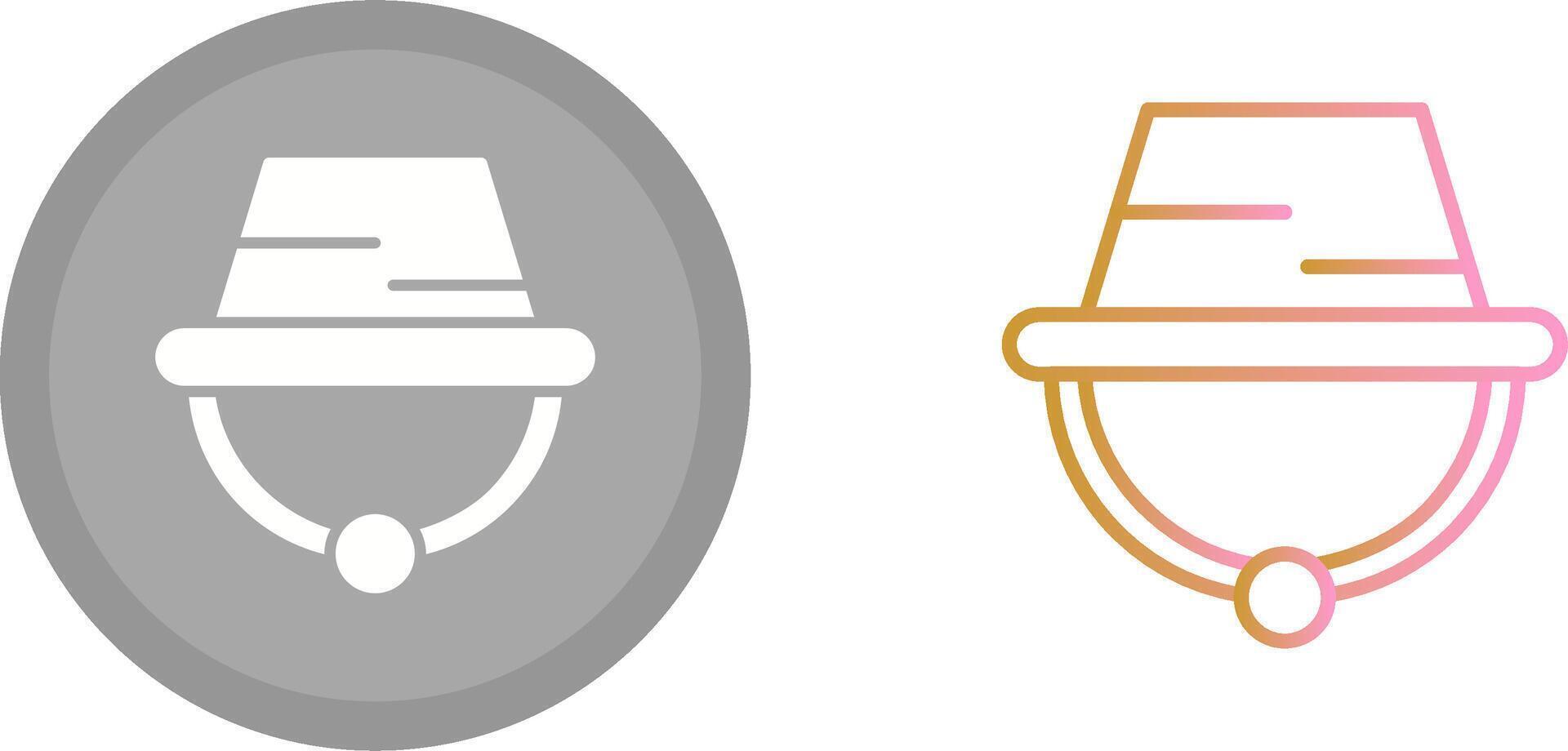 Camping Hat Icon vector