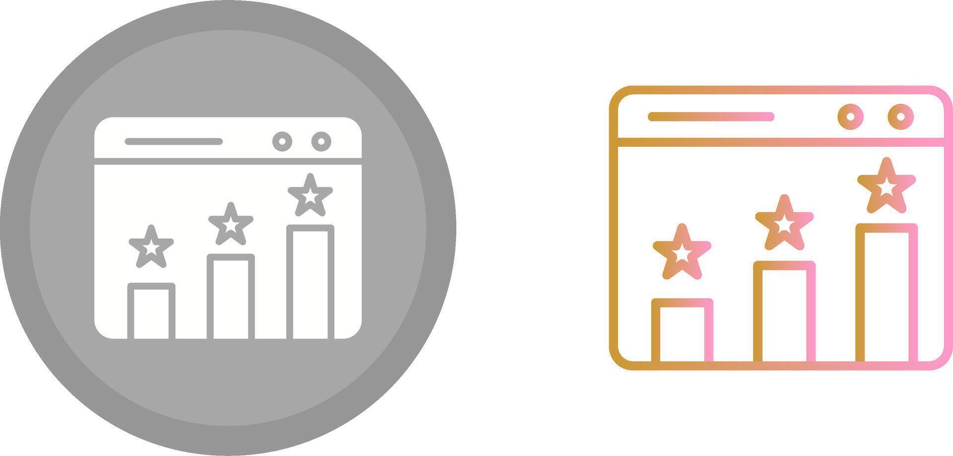 Website Ranking Icon vector