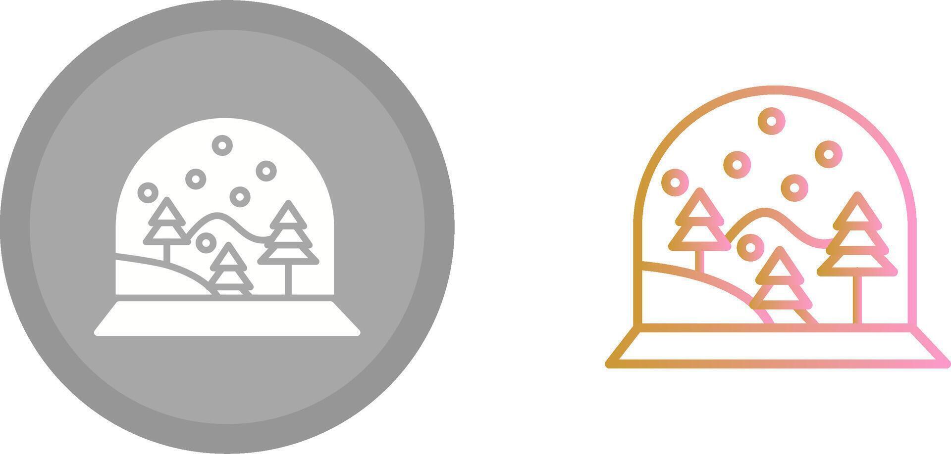 Snow Globe Icon vector