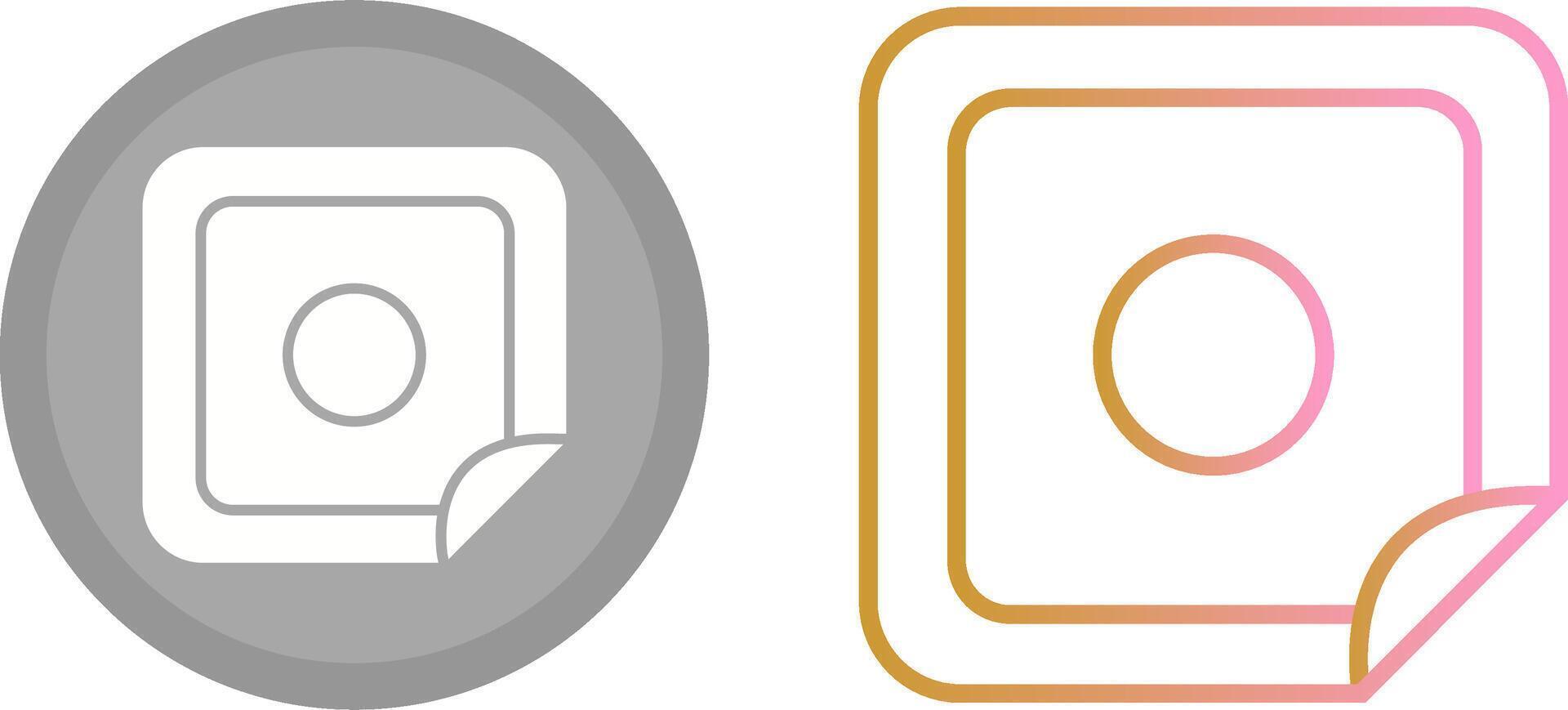 Nicotine Patch Icon vector