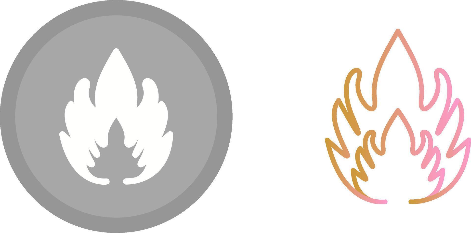 Flammable Material Icon vector