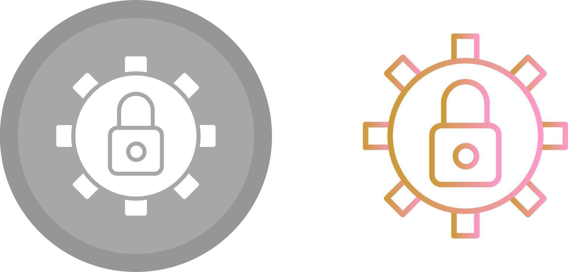 Security Settings Icon vector