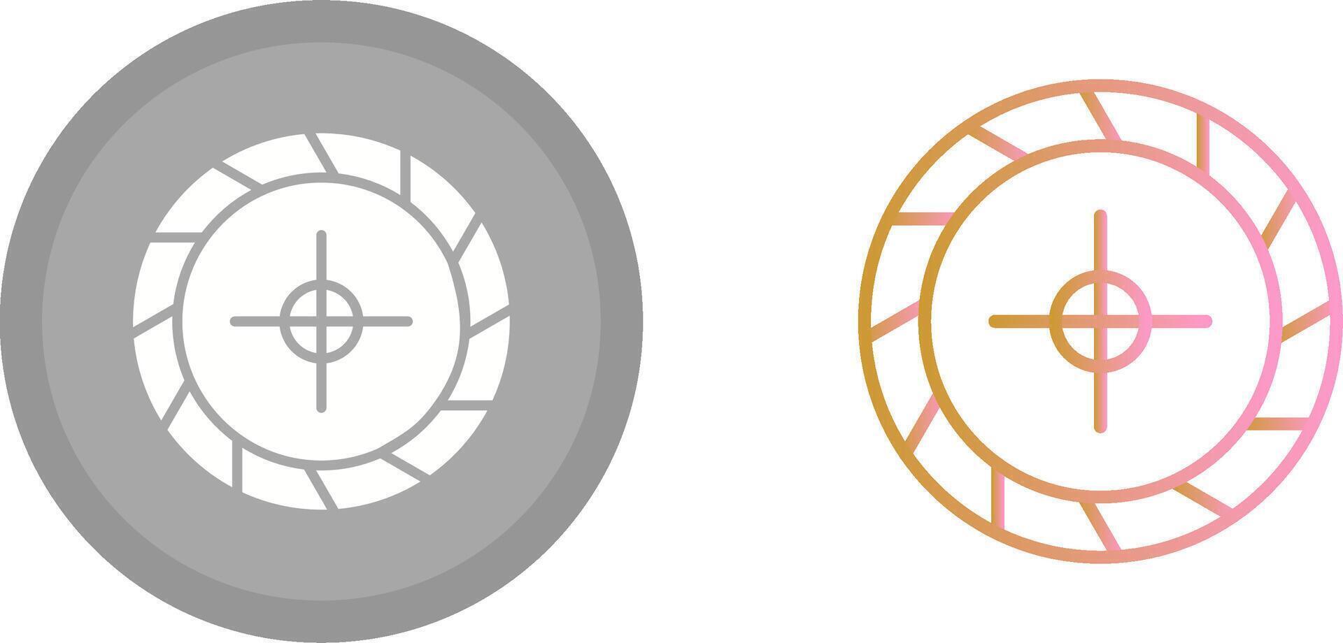 Roulette II Icon vector