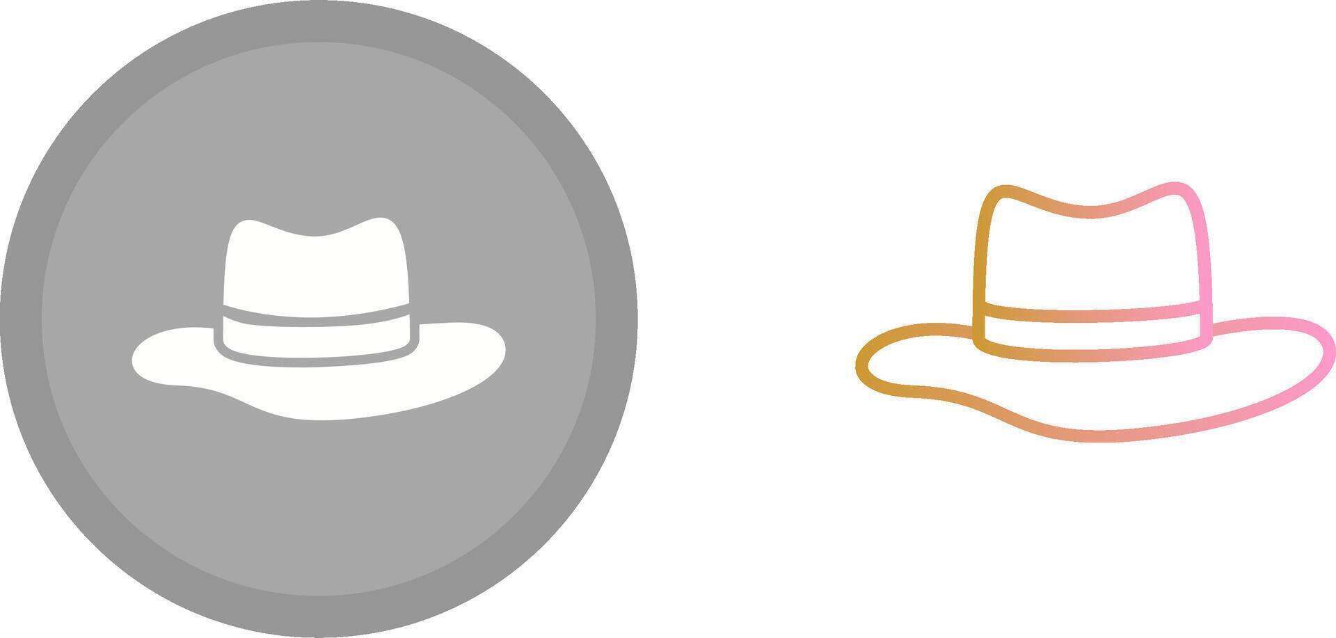 Hat V Icon vector