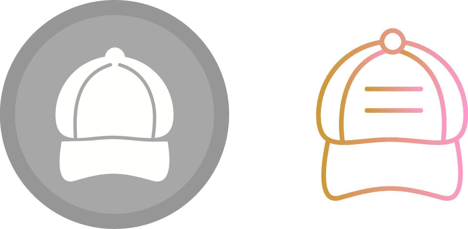 P Cap Icon vector