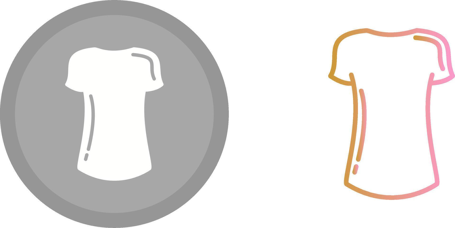 Ladies Shirt Icon vector