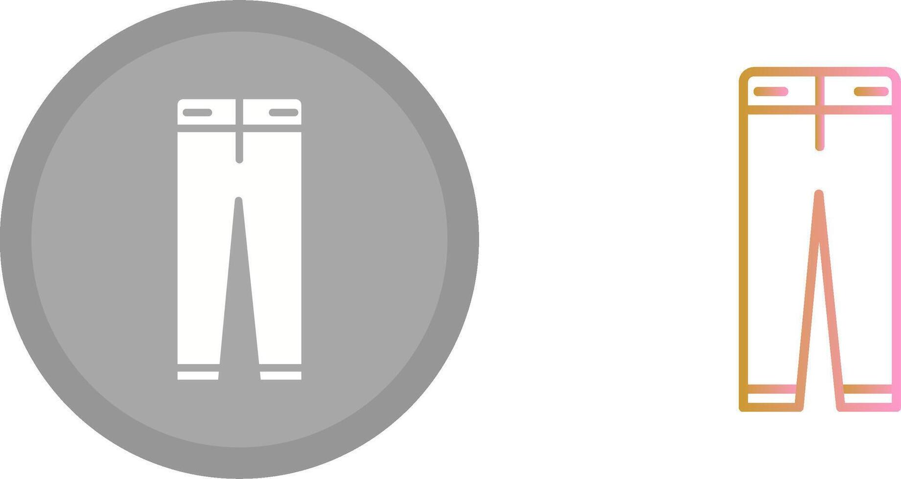 Mens Pants Icon vector