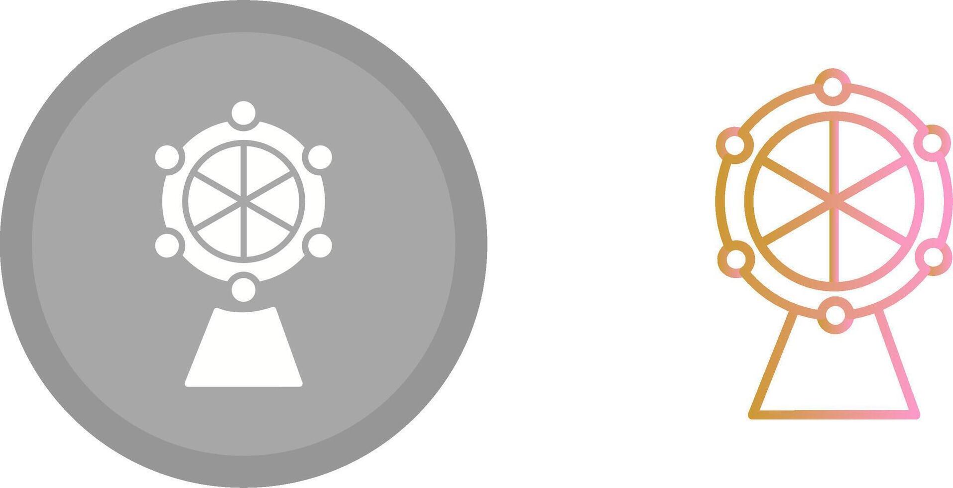 Ferris Wheel Icon vector