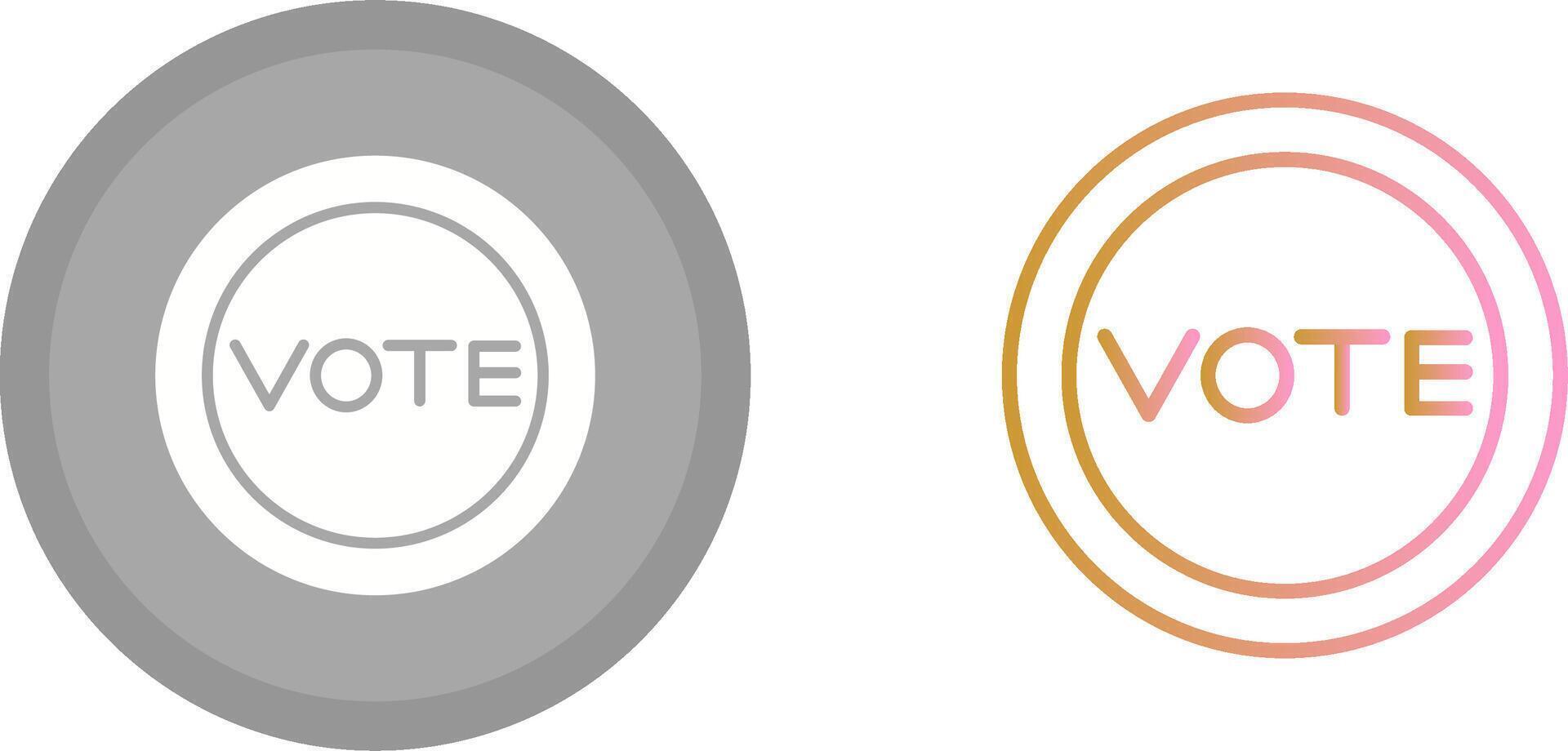 votar enlace icono vector