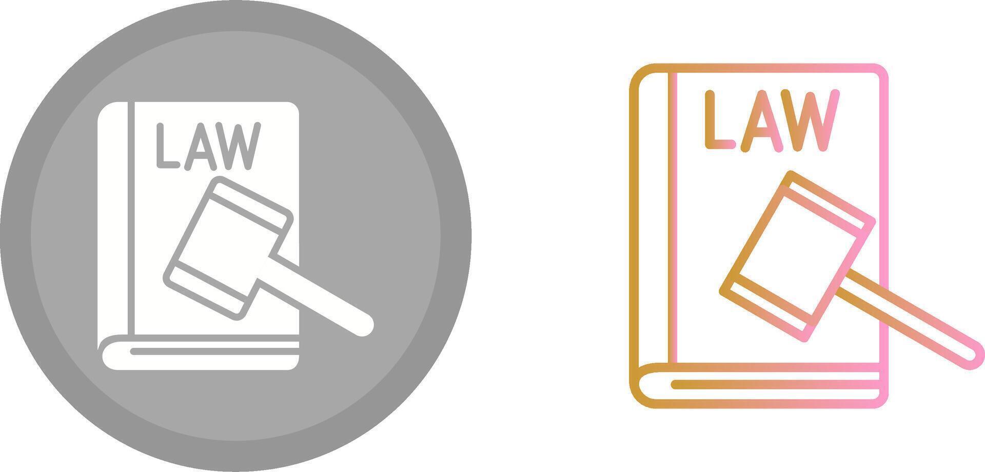 Law And Order Icon vector