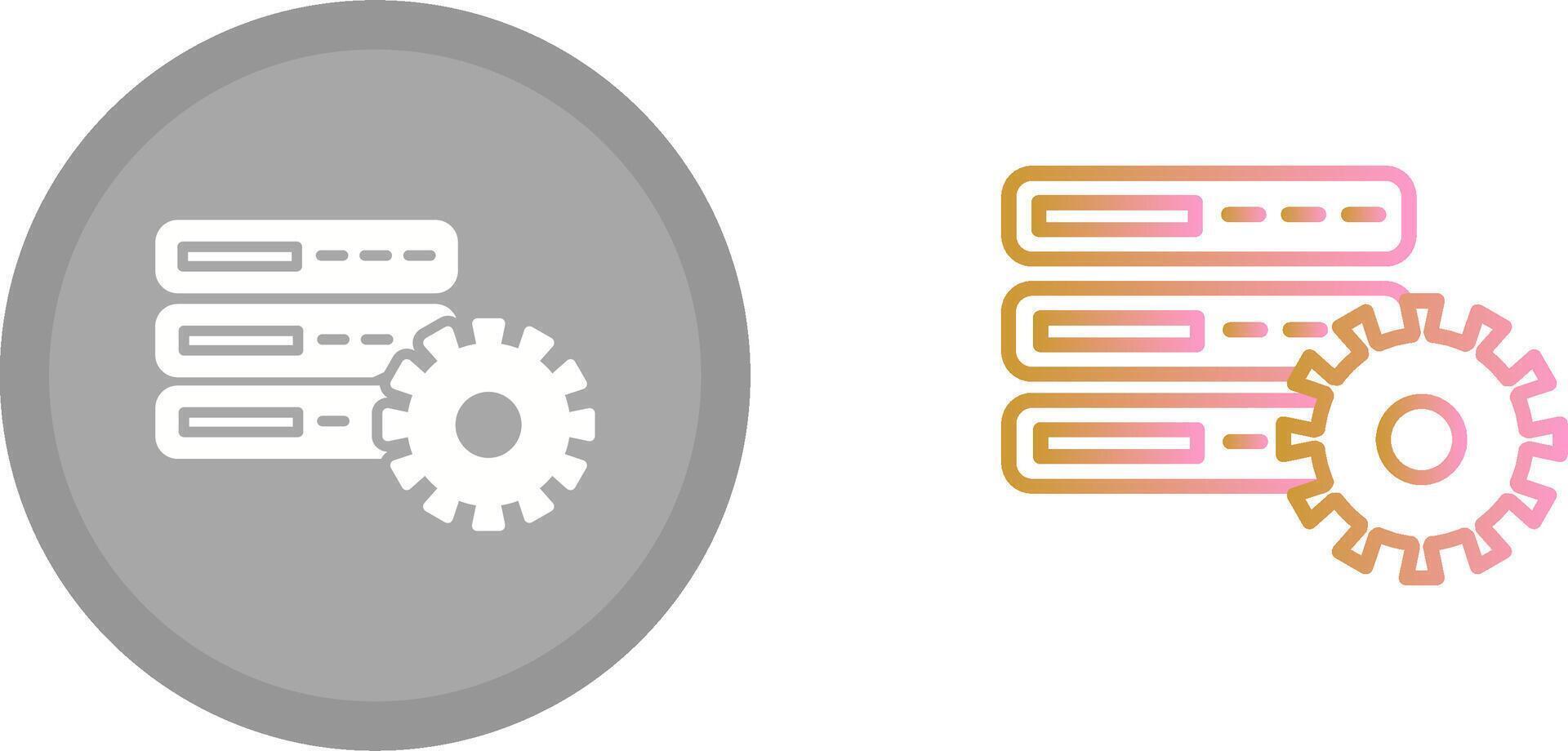 Database Setting Icon vector