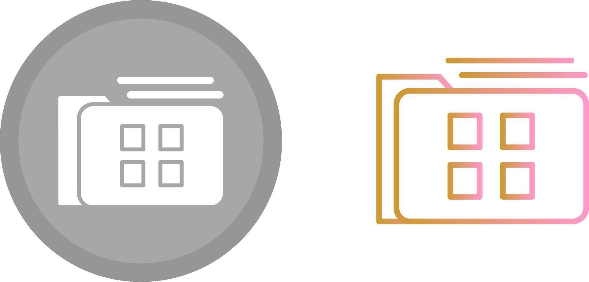 File Management Icon vector