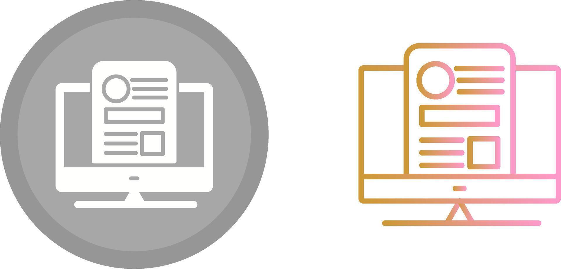 Content Production Icon vector