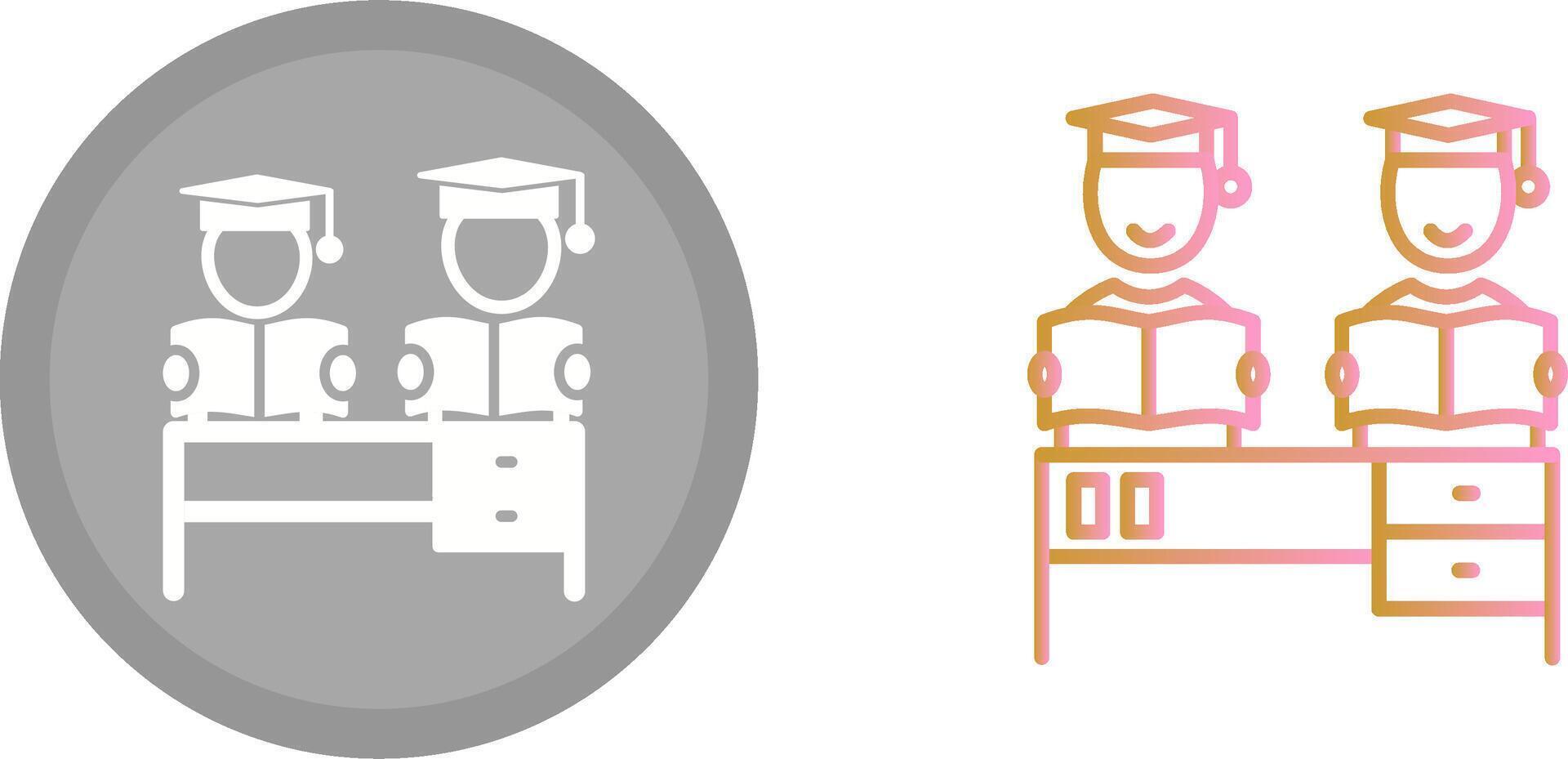 Combined Study Icon vector
