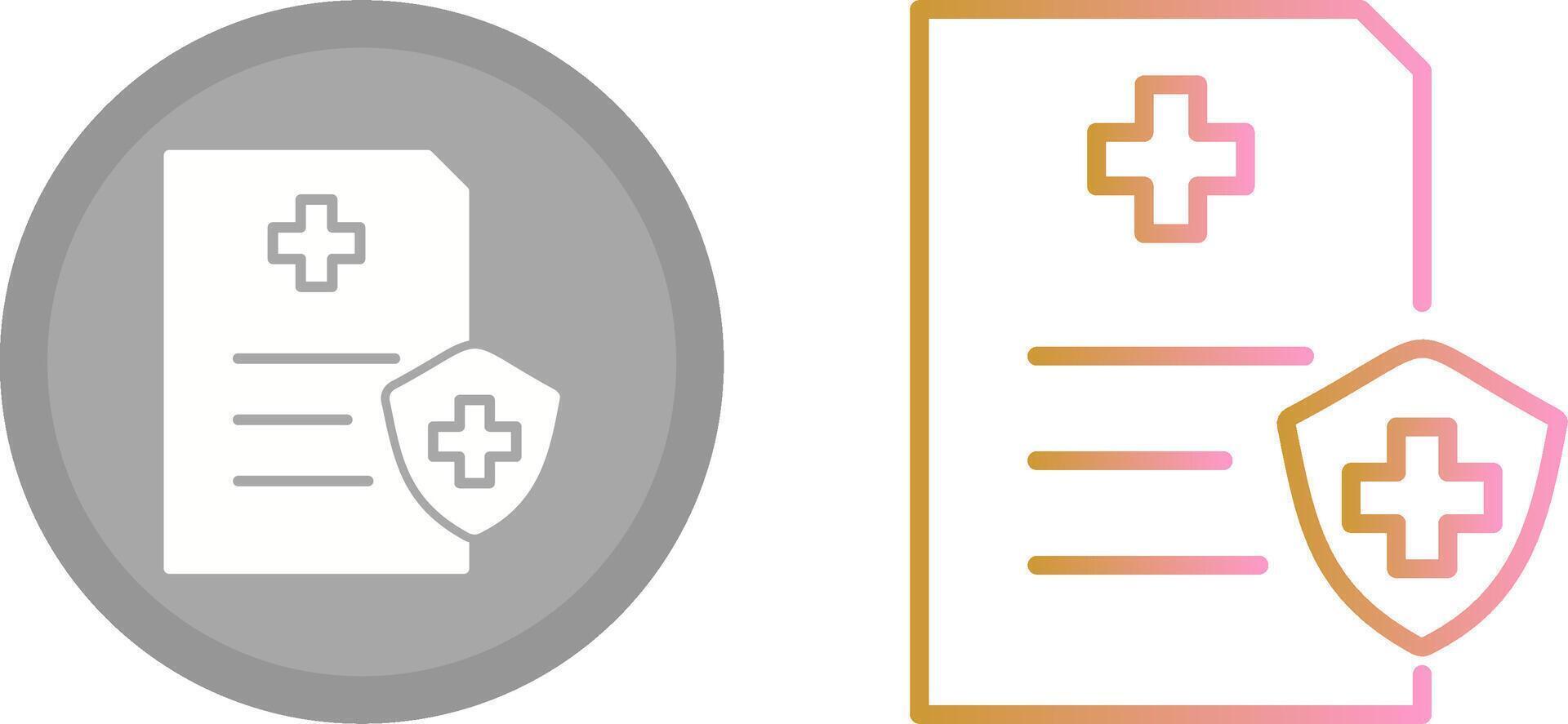 Health Insurance Icon vector