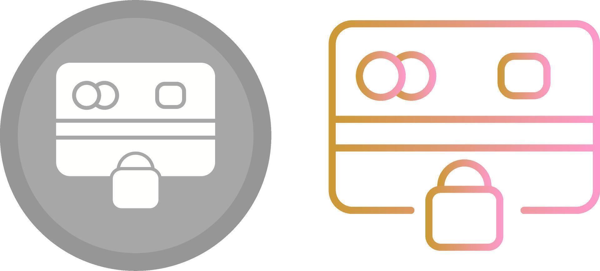 Card Protection Icon vector