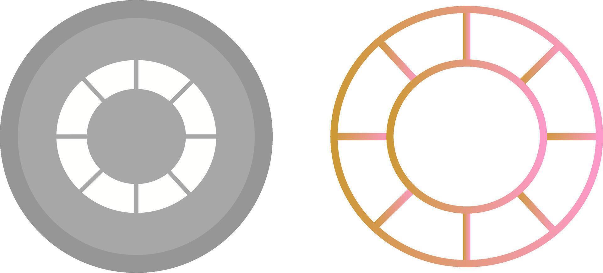 Life Preserver Icon vector