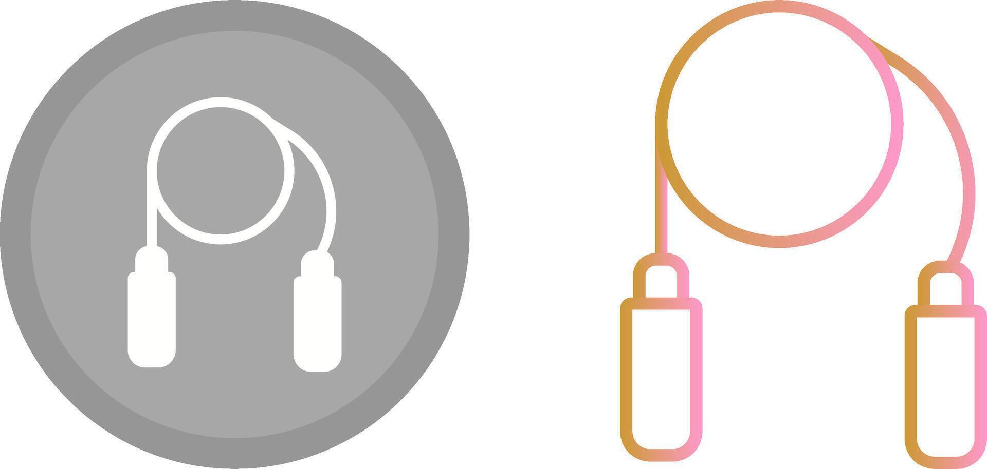 Jumping Rope Icon vector