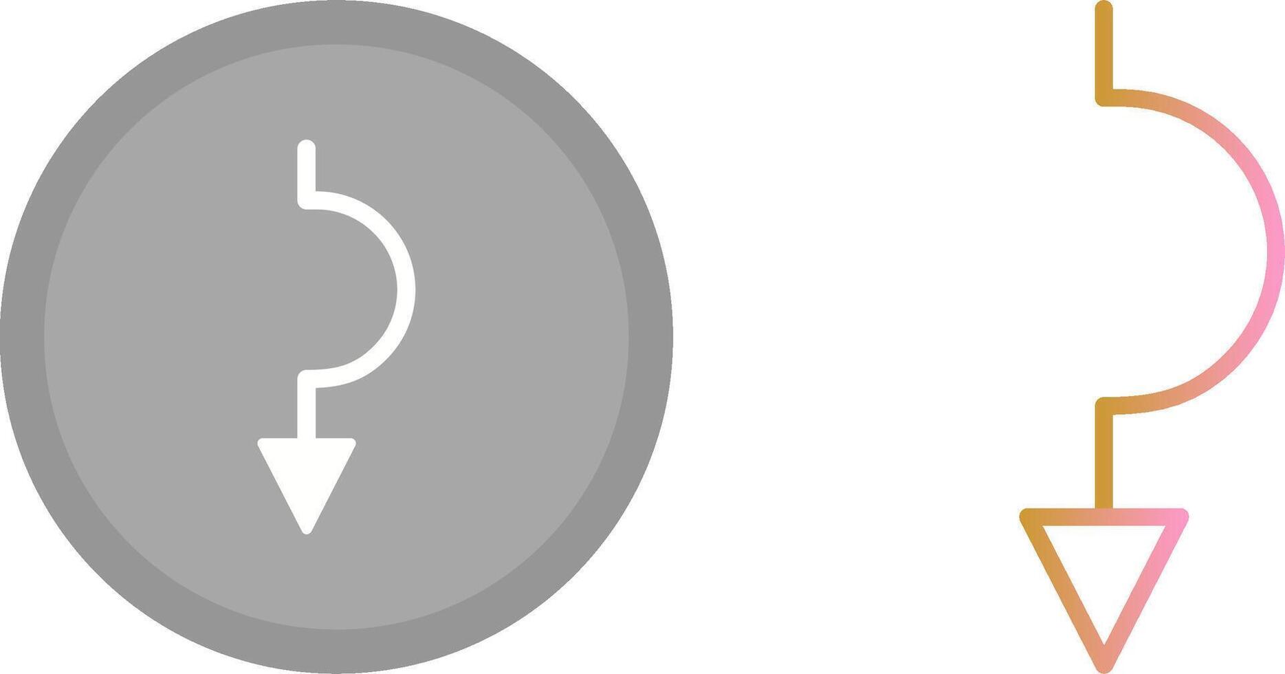 Arrow down Icon vector