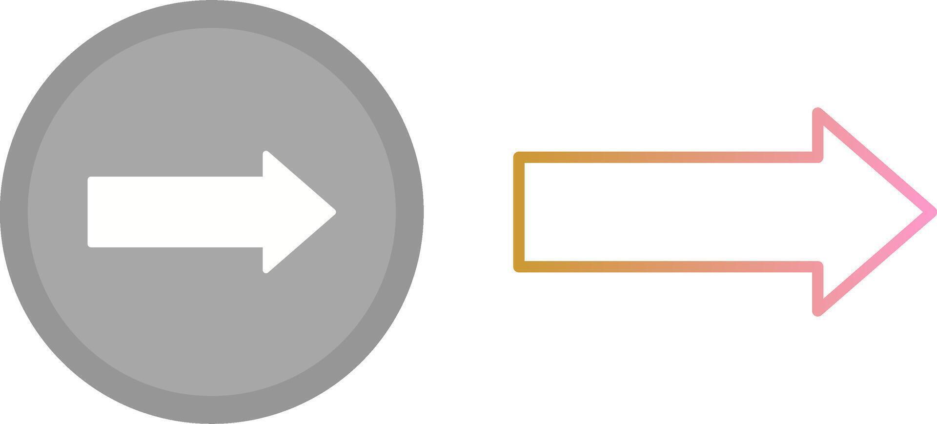 Arrow Right Icon vector