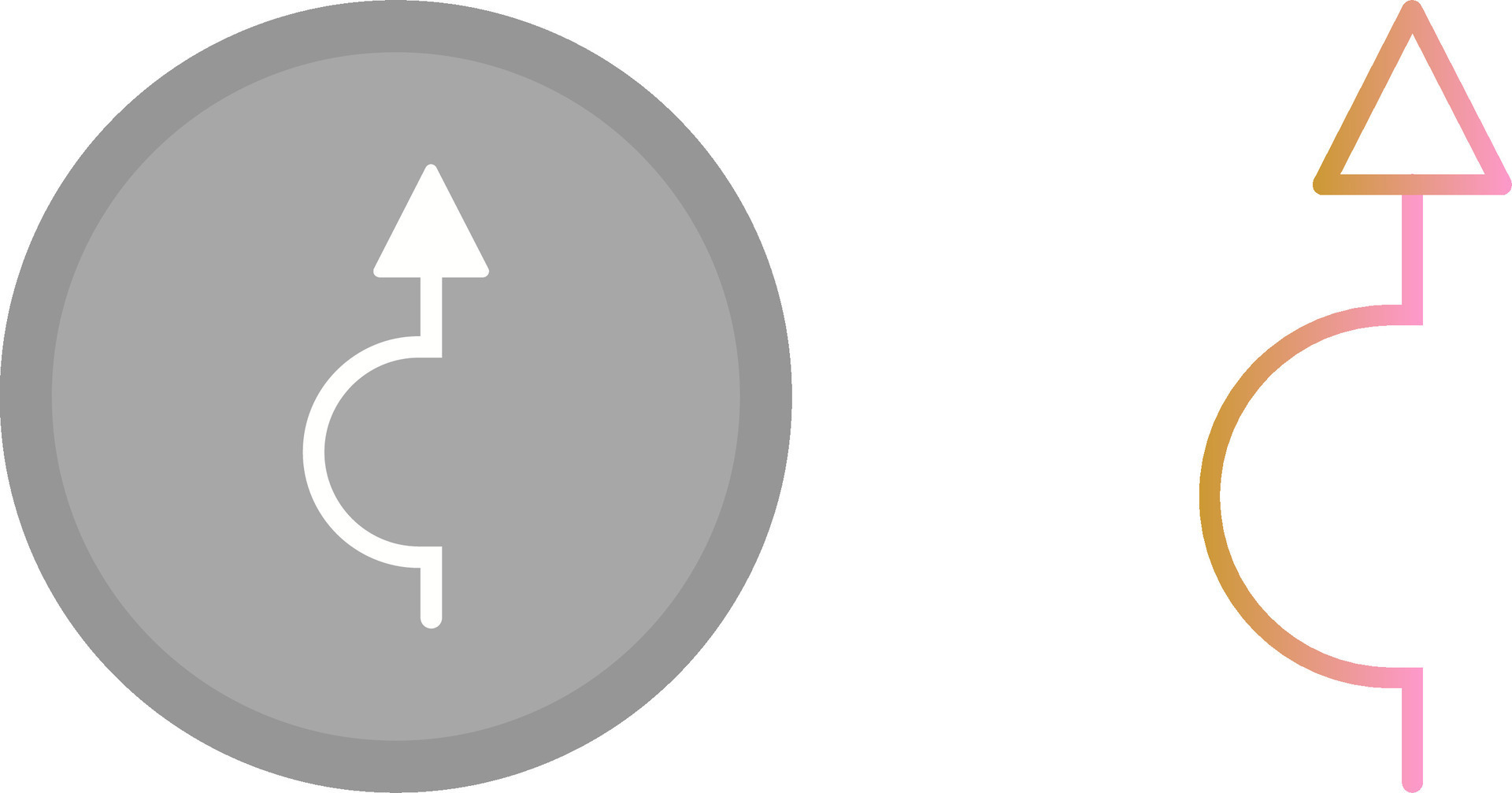 Arrow Pointing Up Icon