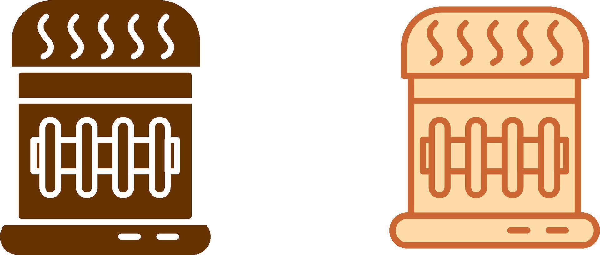 Gas Heater Icon vector