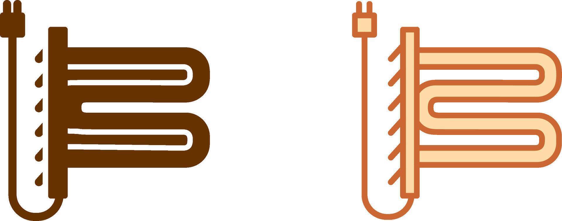 Towel Dryer Icon vector