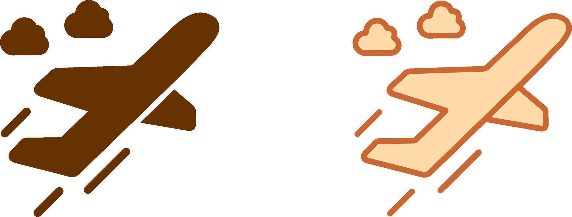 Flight Takeoff Icon vector
