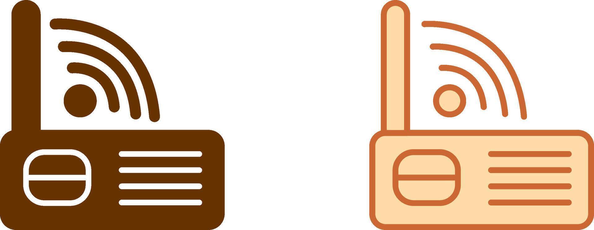 Modem Wifi Icon vector