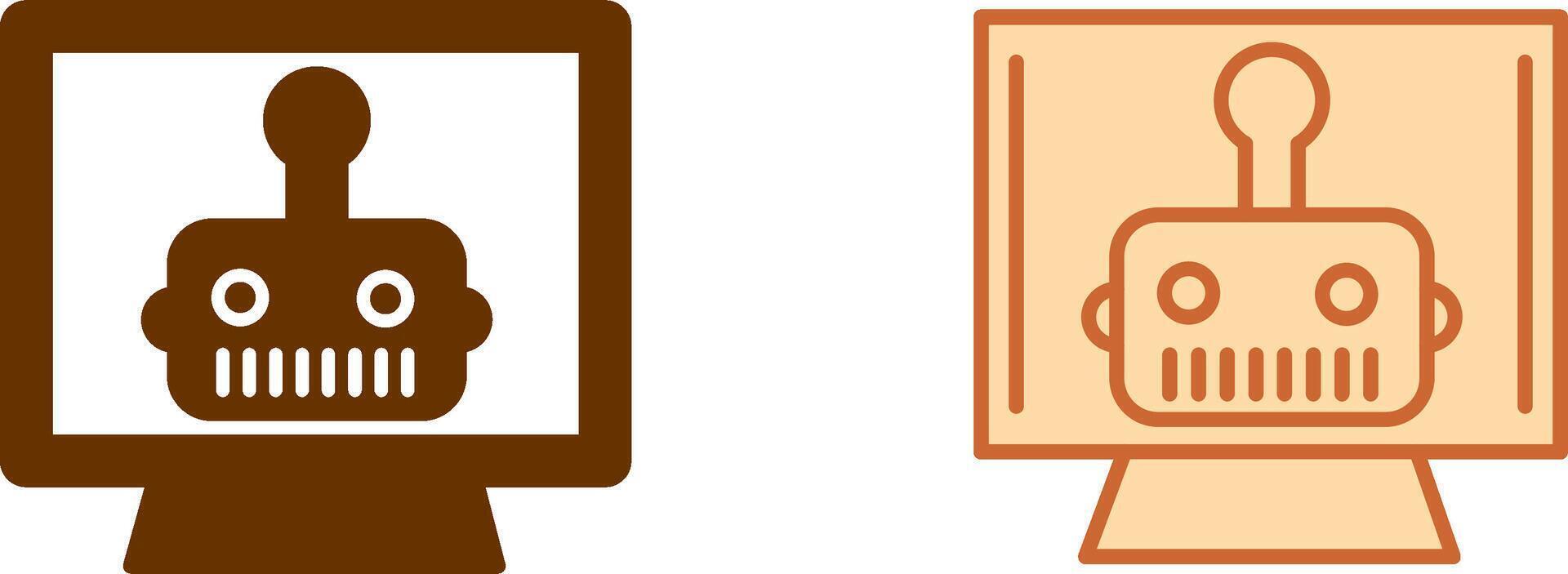 Artificial Bot Icon vector