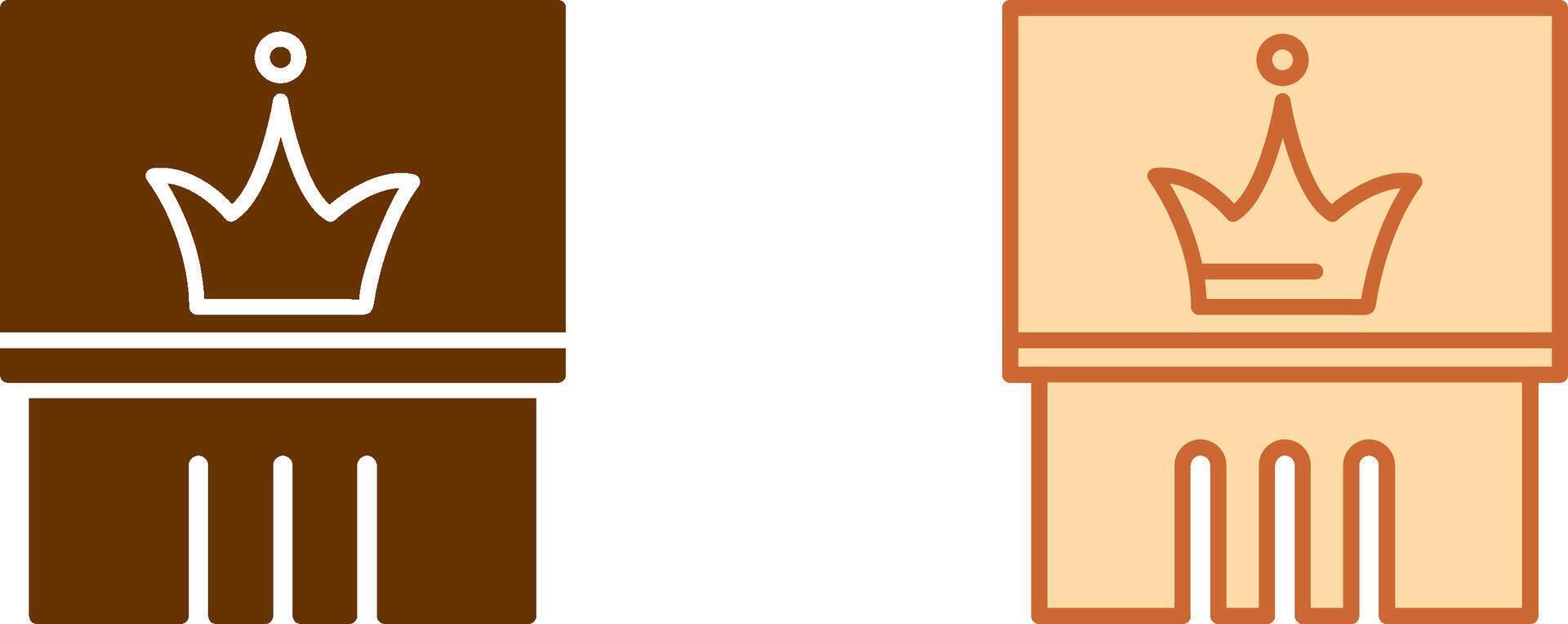 Crown Exhibit Icon vector