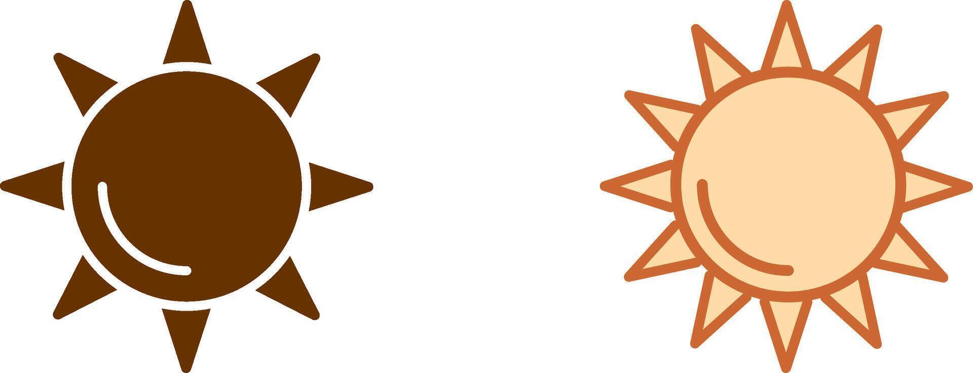 Sun I Icon vector