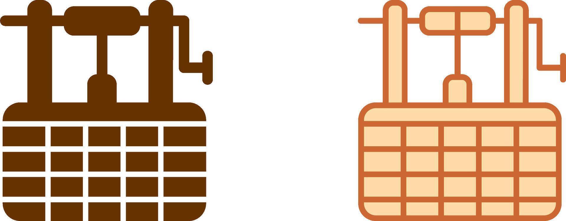 Water Well Icon vector