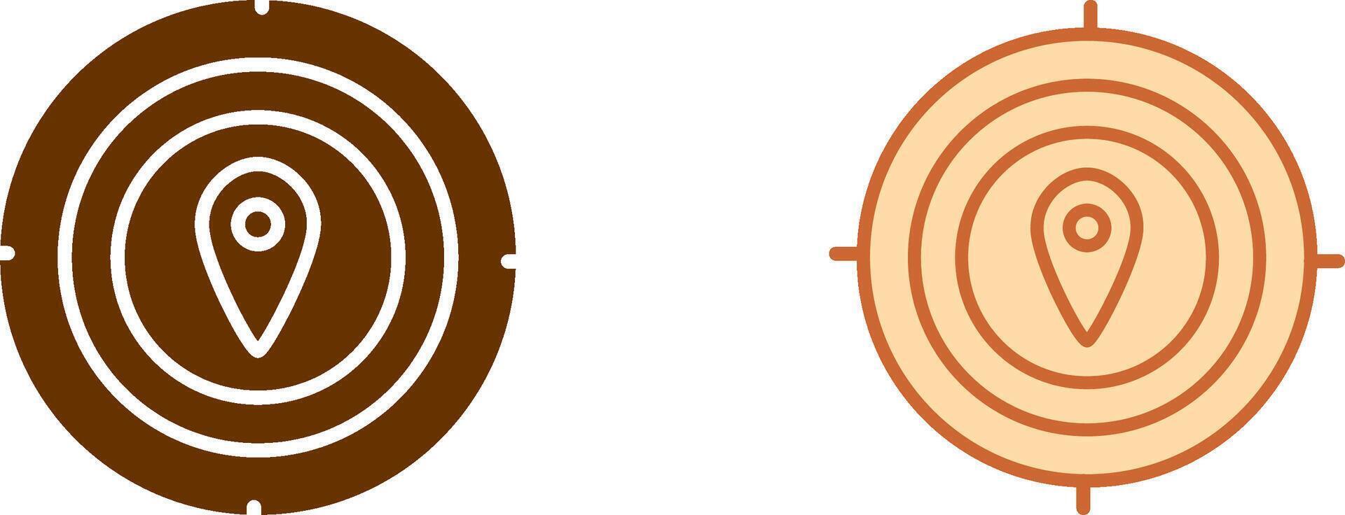 Target Location I Icon vector