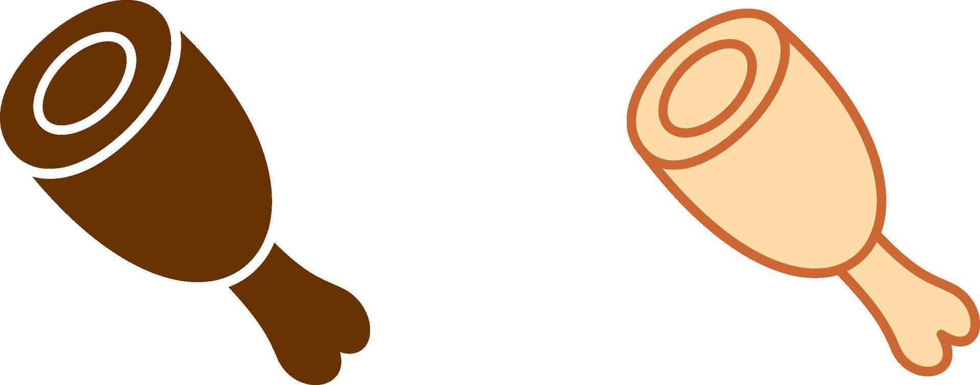 Cooked Ham Icon vector
