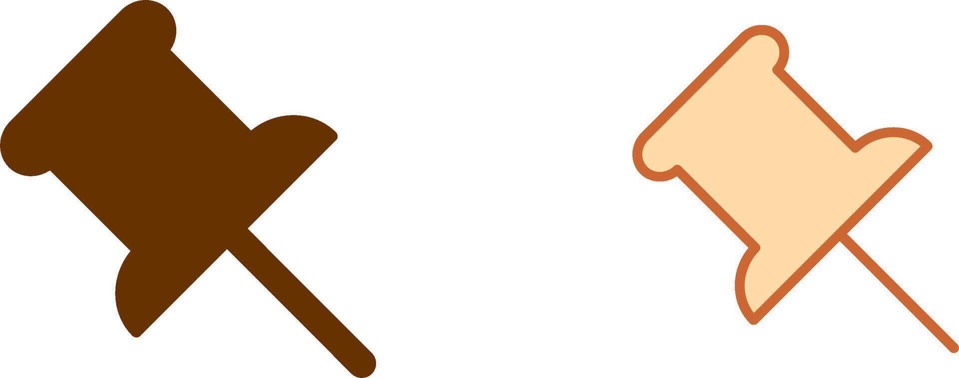 Push Pin Icon vector