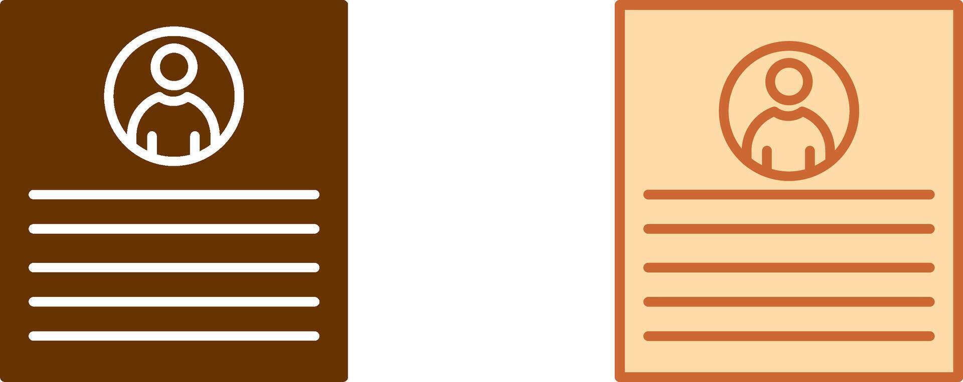 Client Profile Icon vector