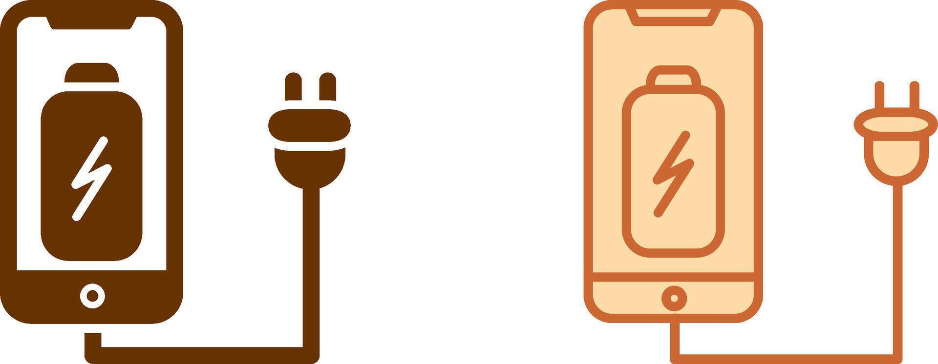 Cell and Plug Icon vector