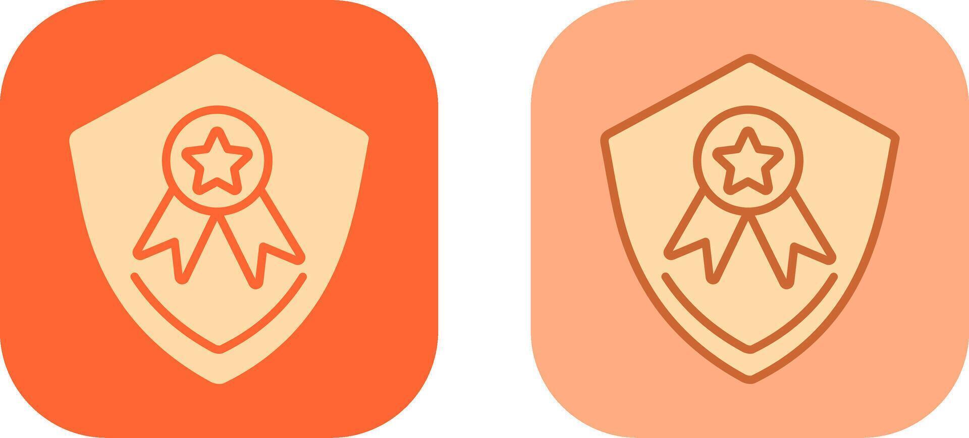 Medal Protection Icon vector