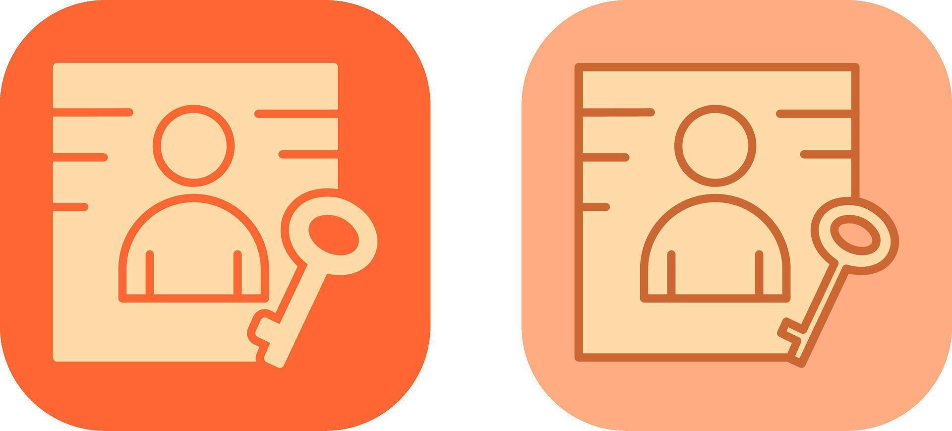 Business Key Icon vector