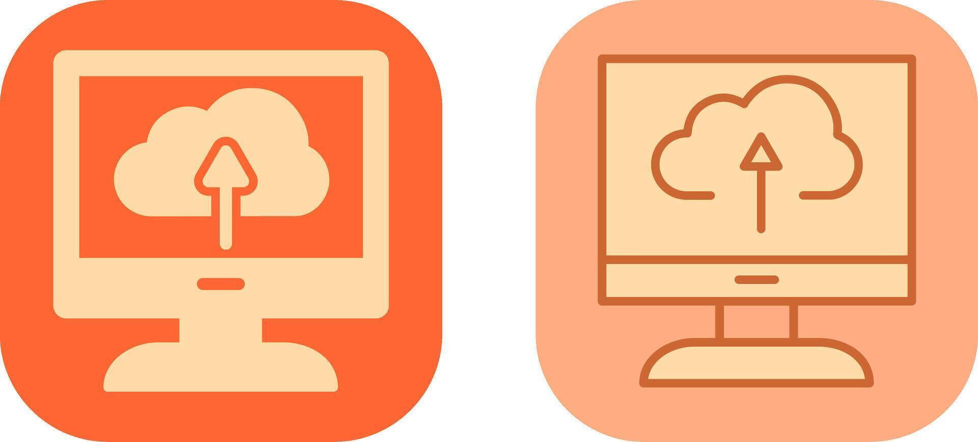 Cloud Backup Icon vector
