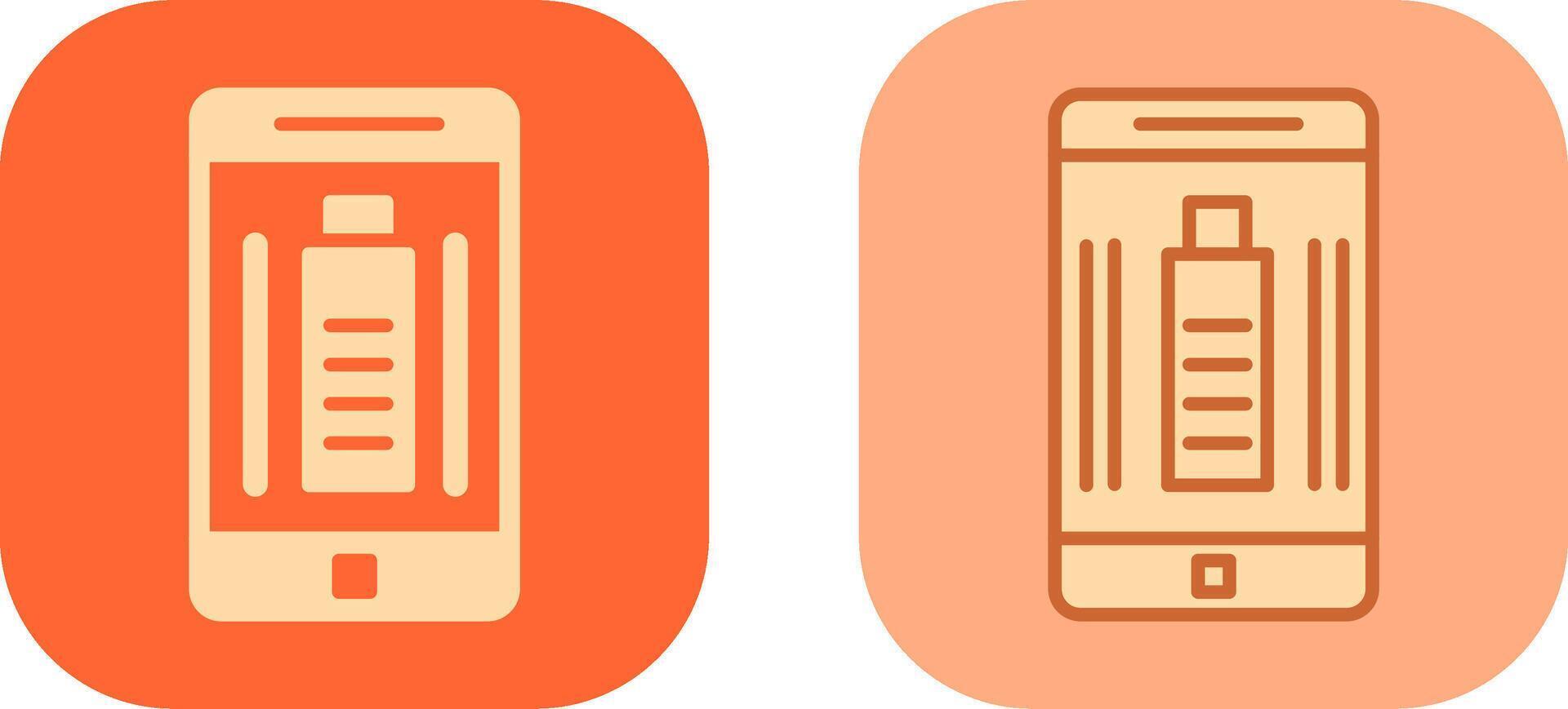 Mobile Battery Icon vector