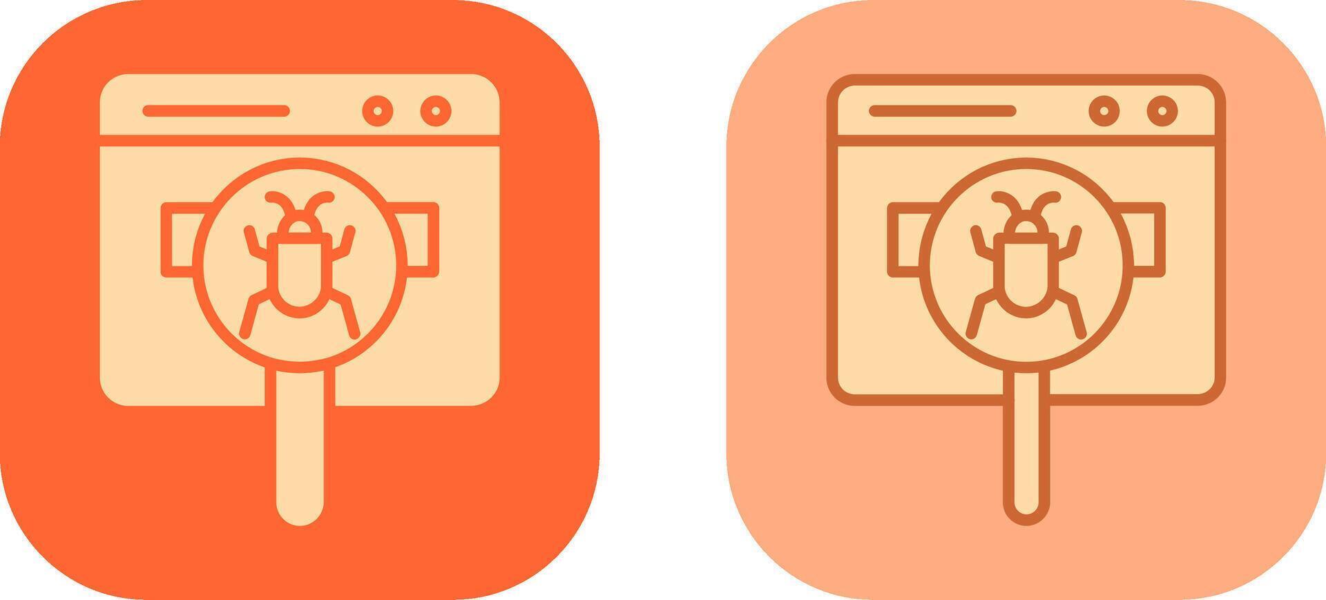Web Bug Icon vector