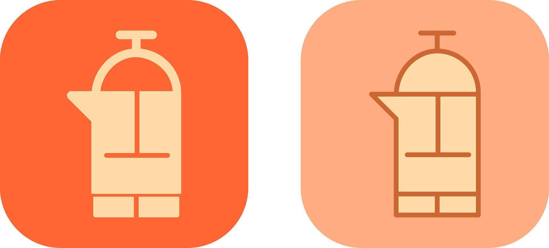 French Press Icon vector